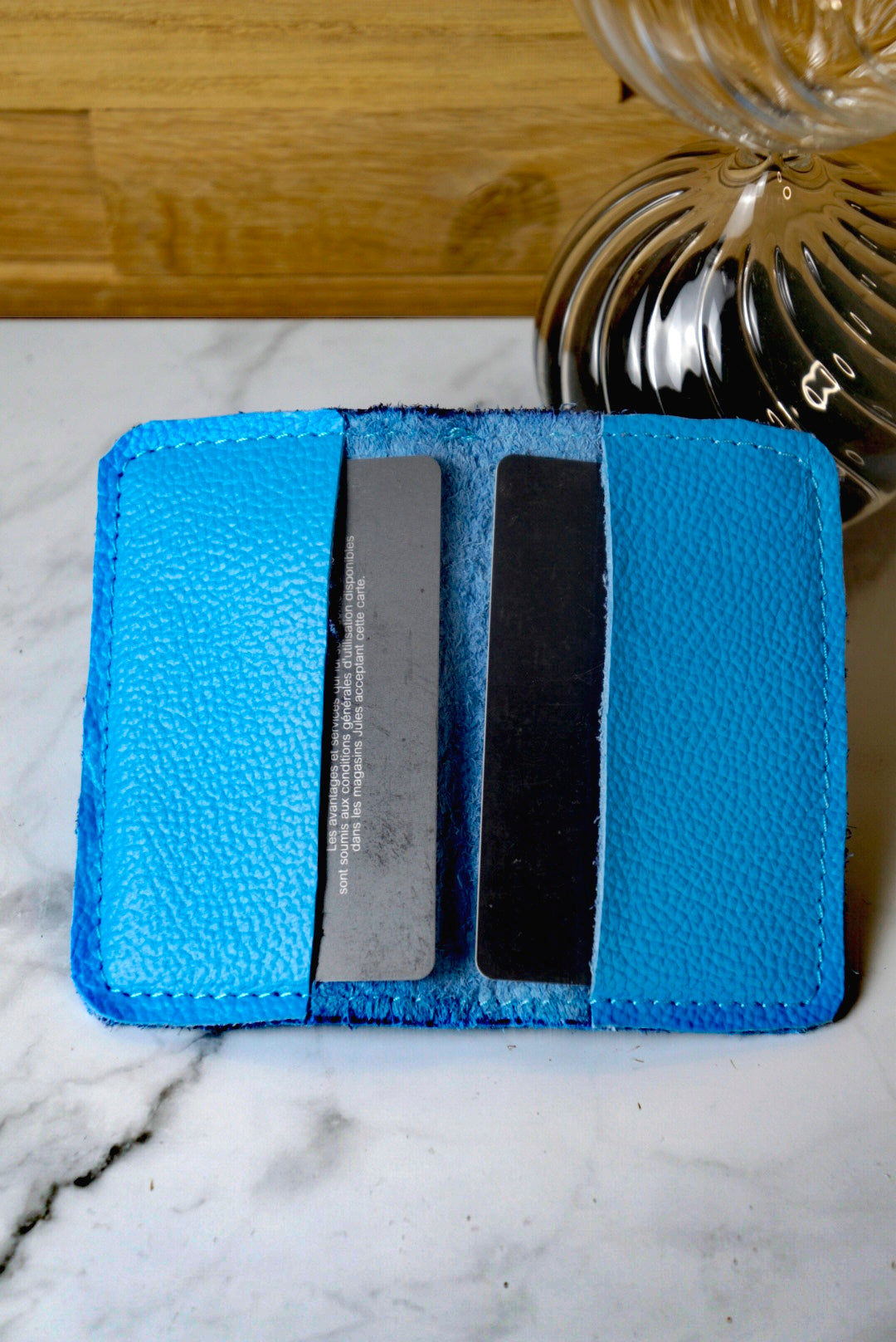 Porte carte en cuir