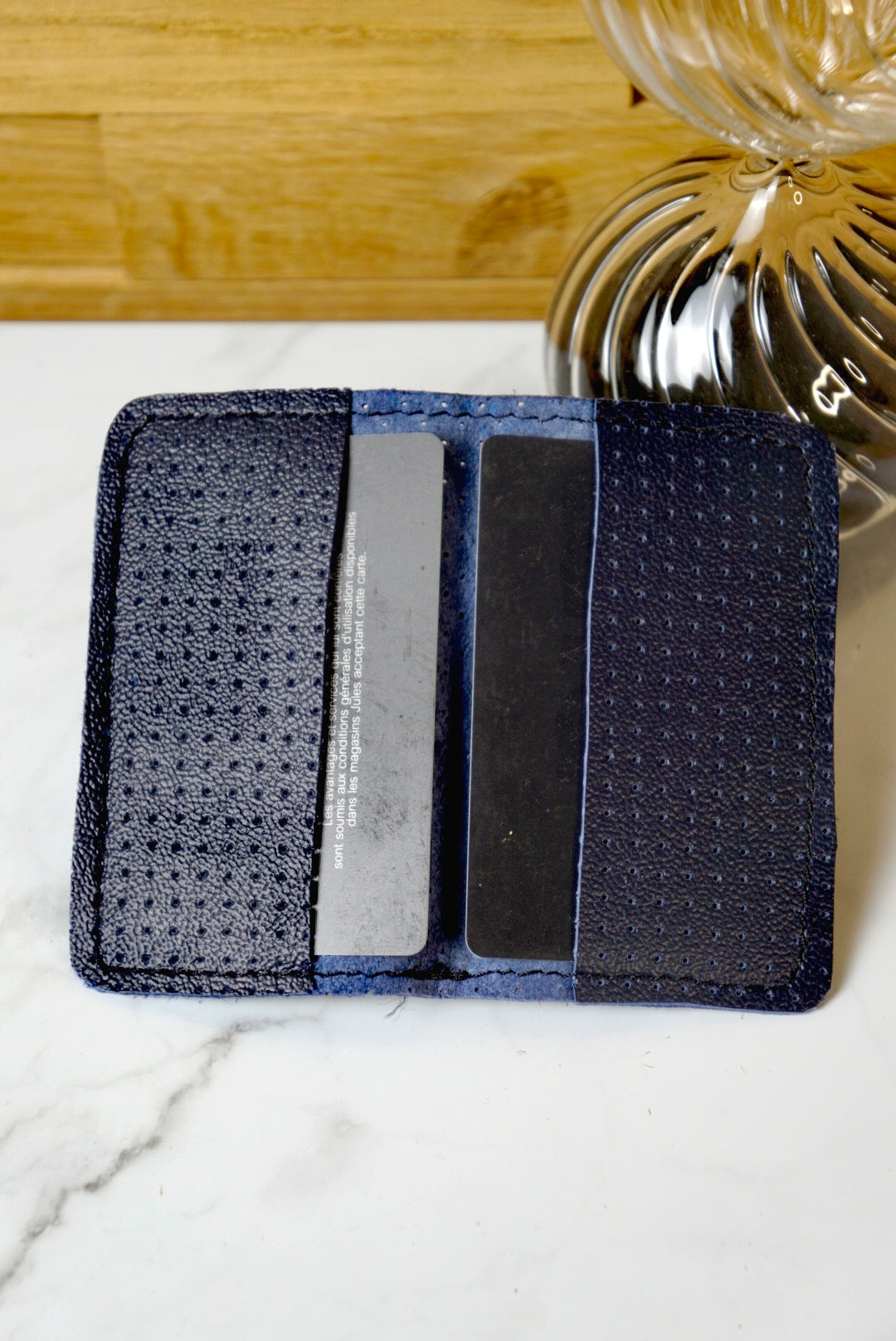 Porte carte en cuir