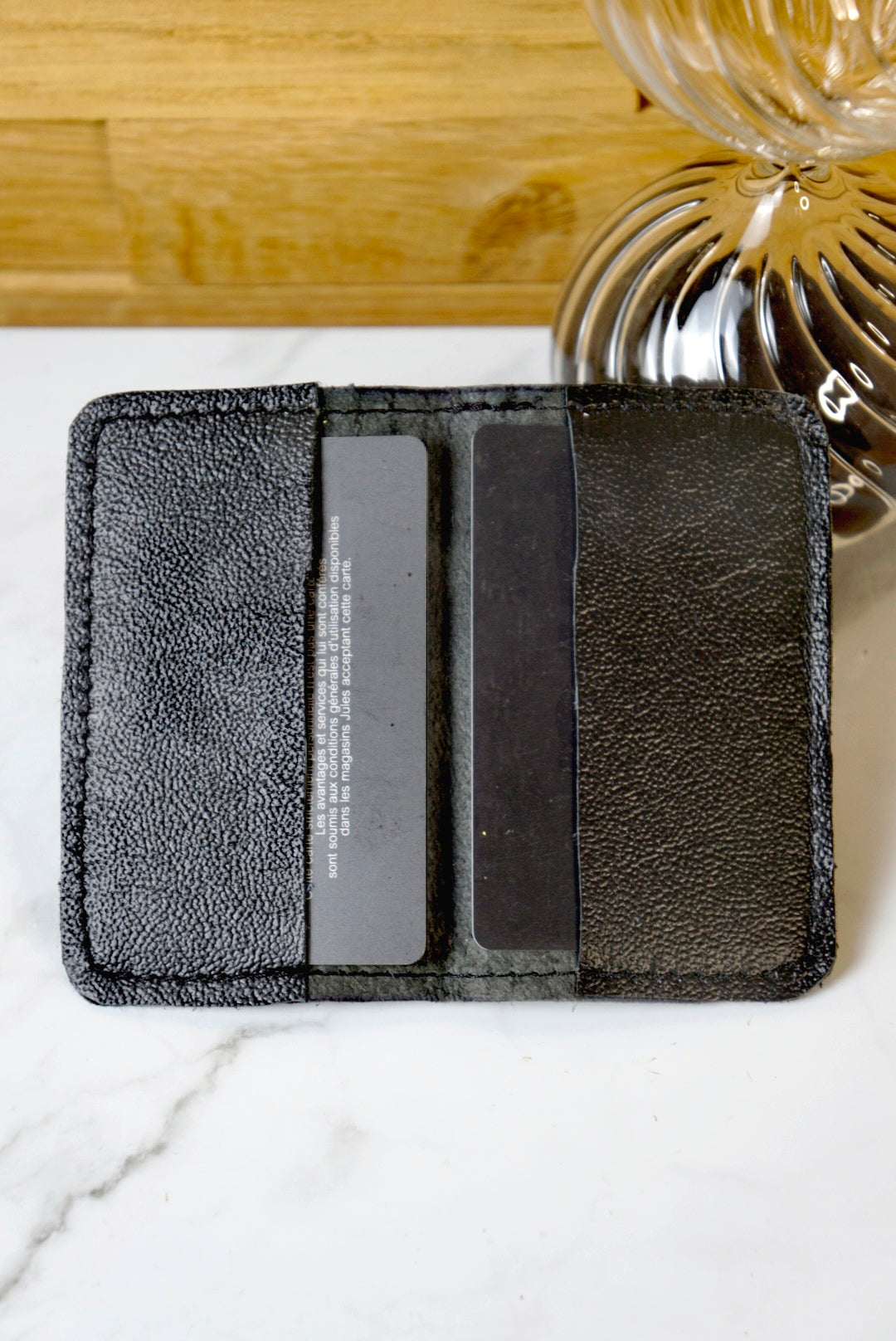 Porte carte en cuir