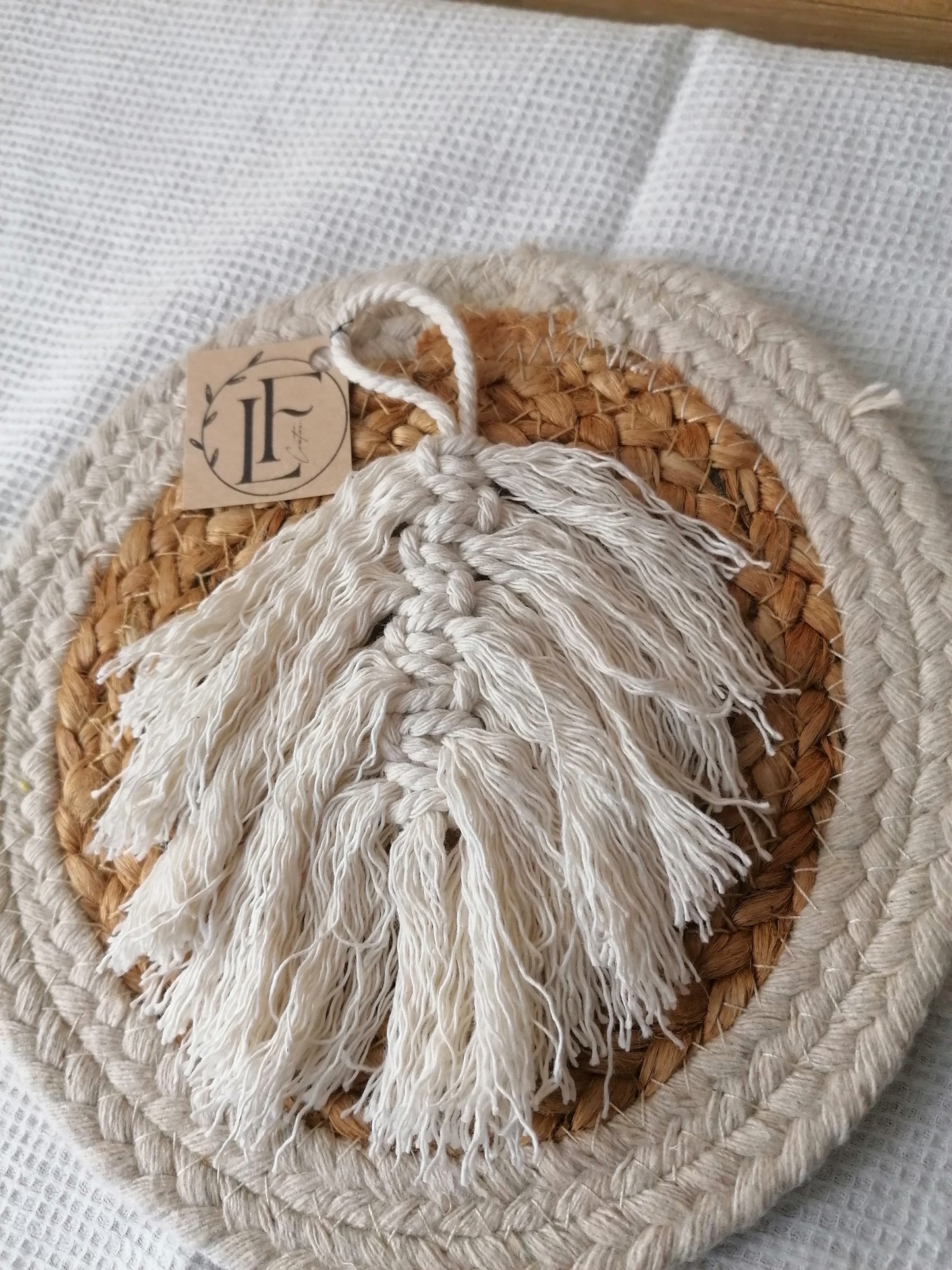 Porte clés macramé