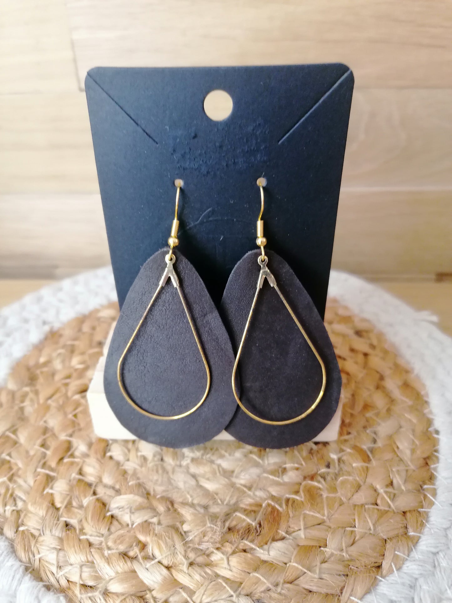 Boucles d'oreilles en cuir "Edition limitée"
