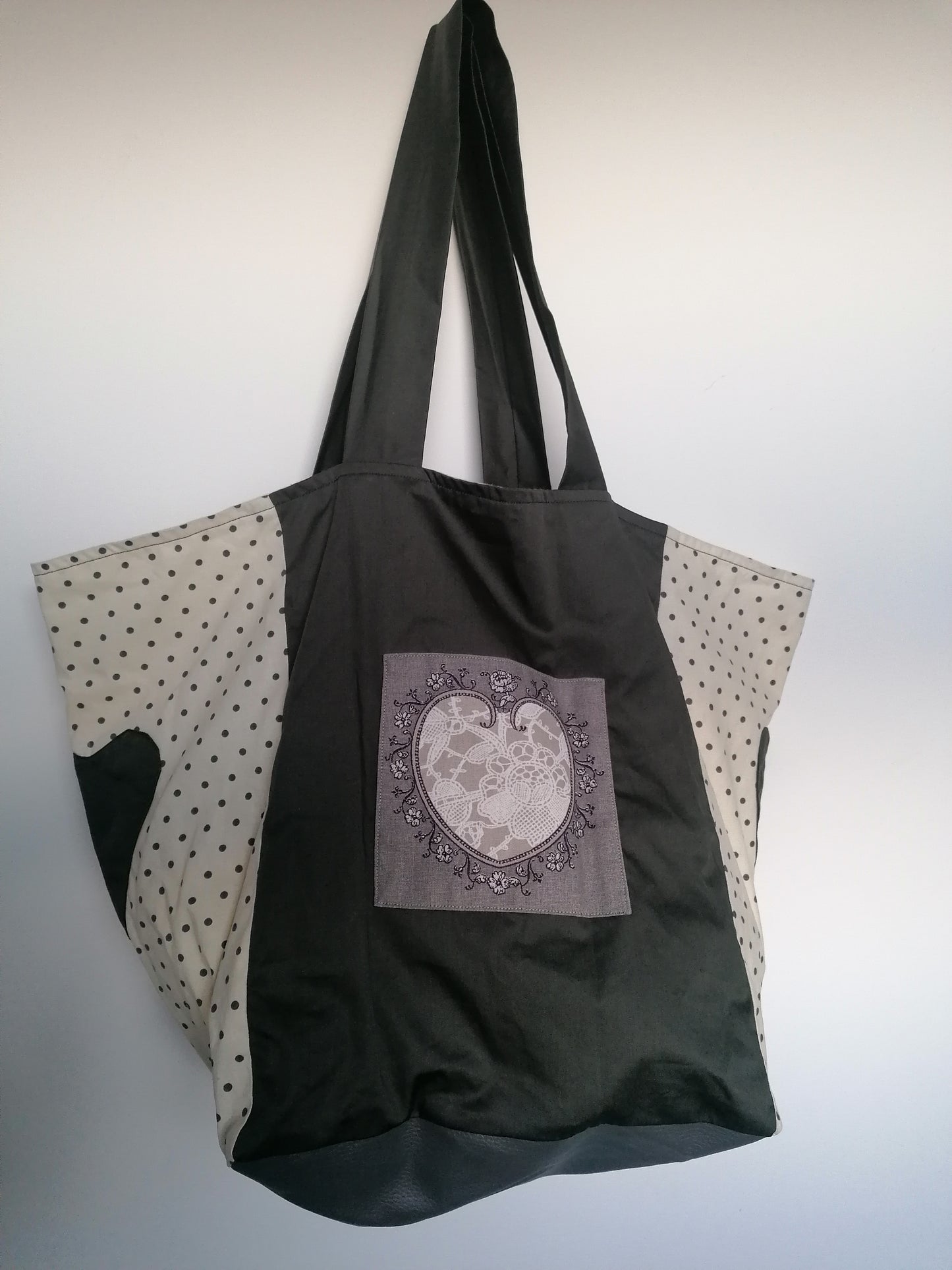 Sac à main en tissus unique