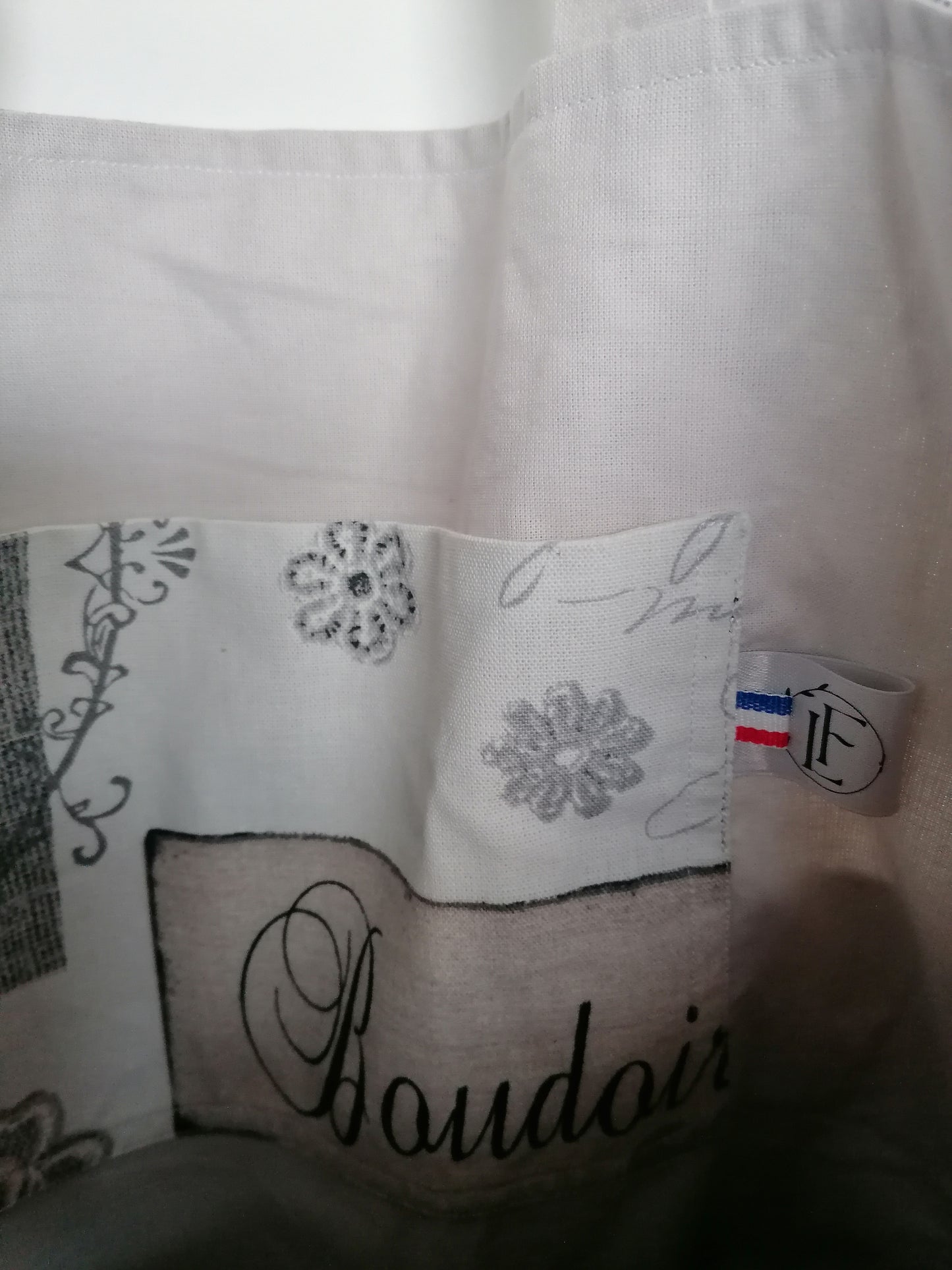 Sac à main en tissus unique