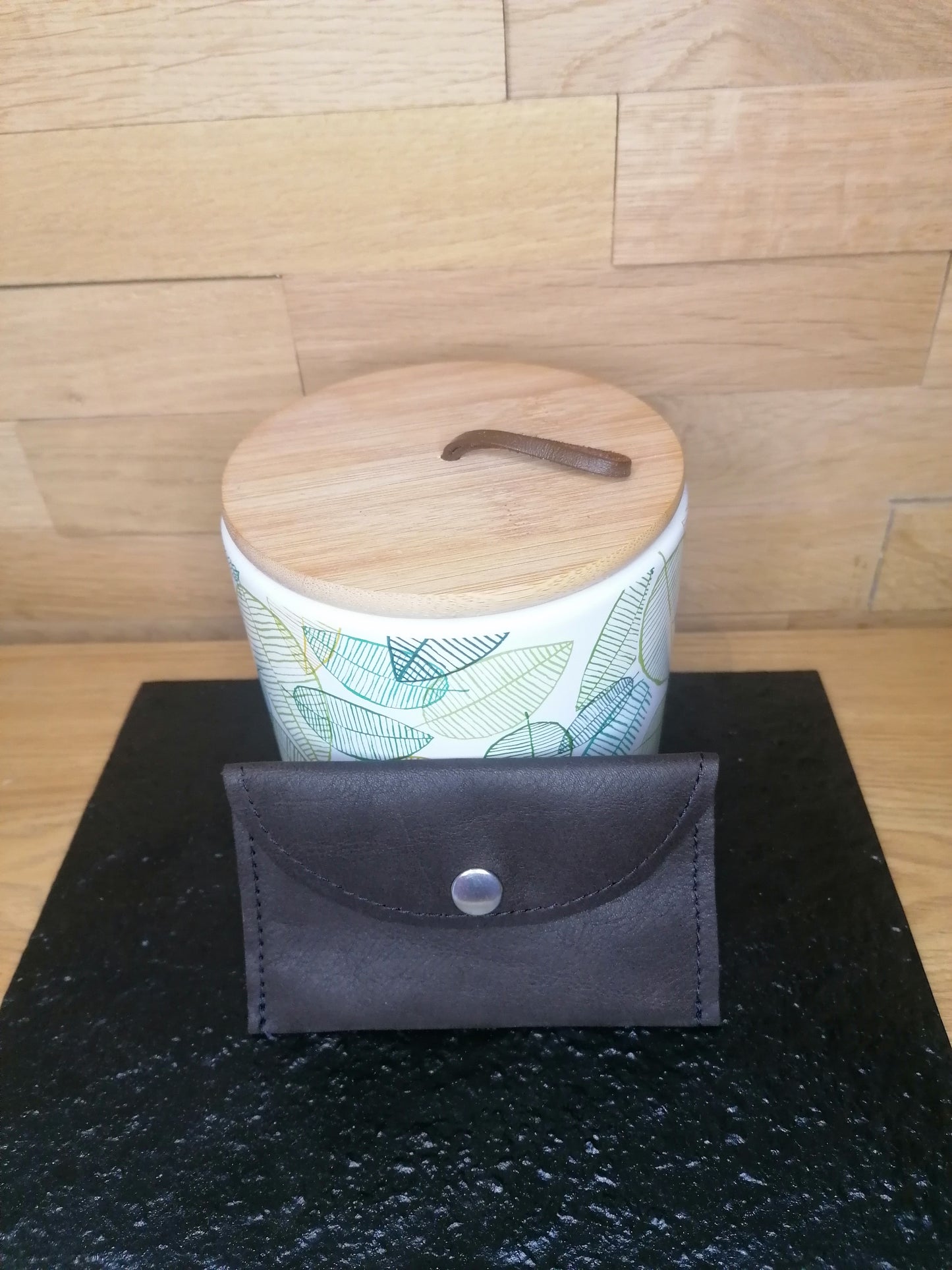 Pochette cuir