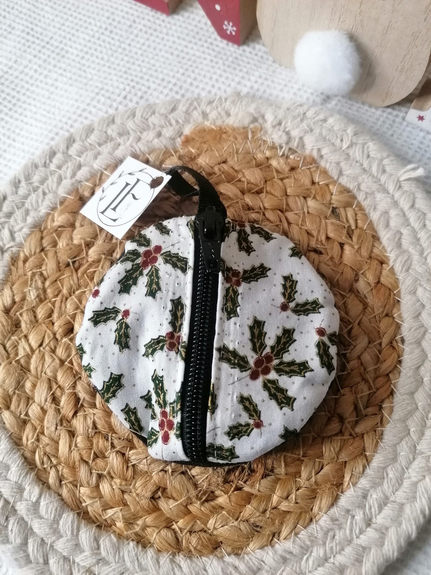 Petite pochette de rangement "Edition limitée de Noël "