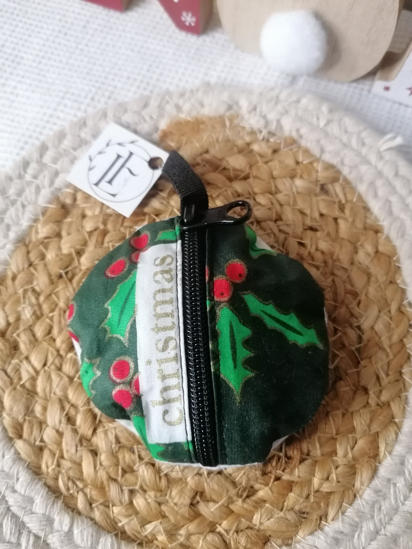 Petite pochette de rangement "Edition limitée de Noël "