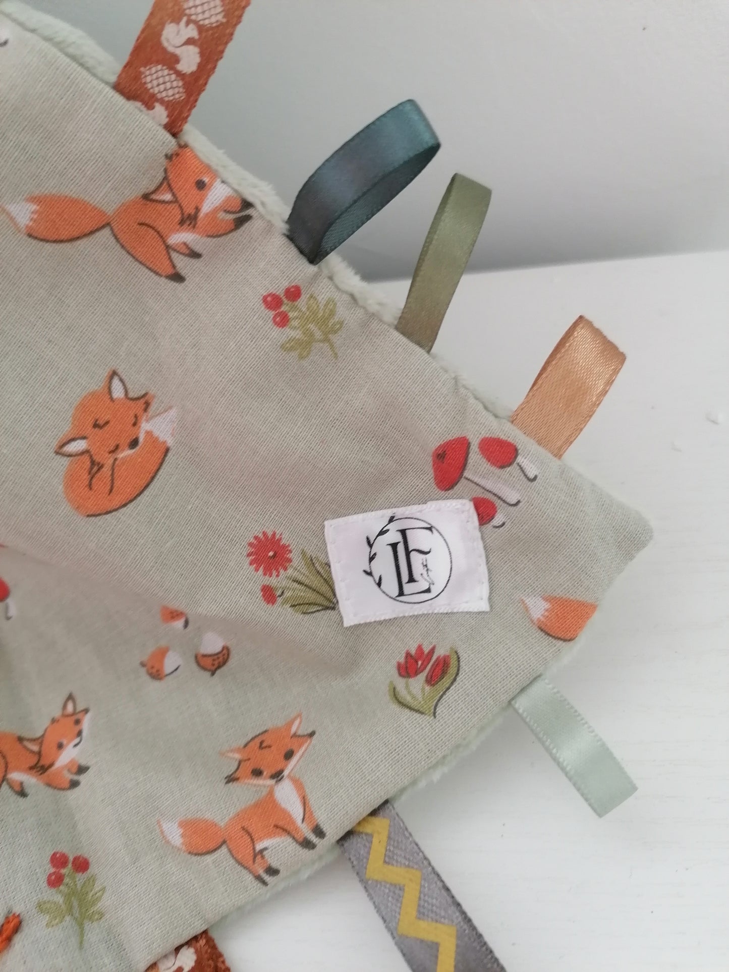 Doudou lapin Prénom brodé enfants