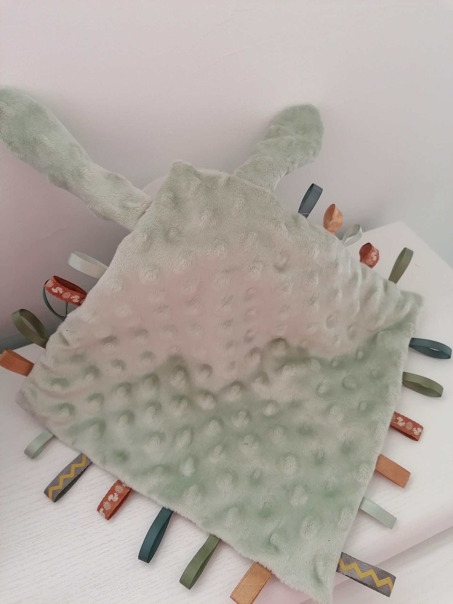 Doudou lapin Prénom brodé enfants